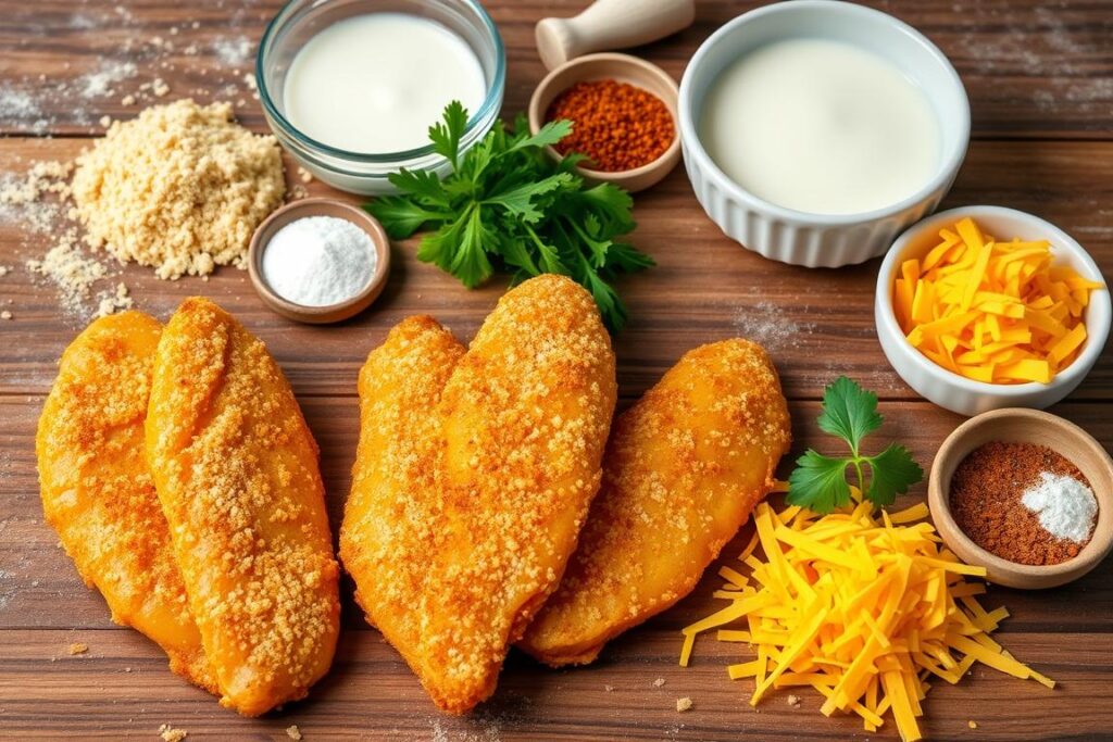 Crispy Cheddar Chicken Tenders Ingredients Crispy Cheddar Chicken Tenders Ingredients