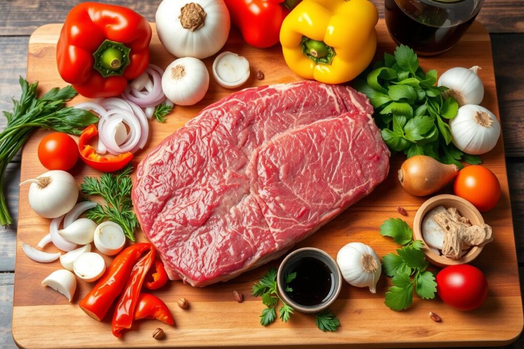 Flank Steak Ingredients Preparation Flank Steak Ingredients Preparation