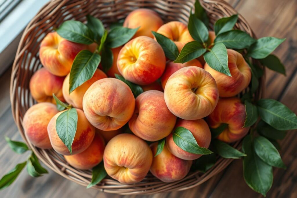 Ripe Peaches for Cobbler Preparation