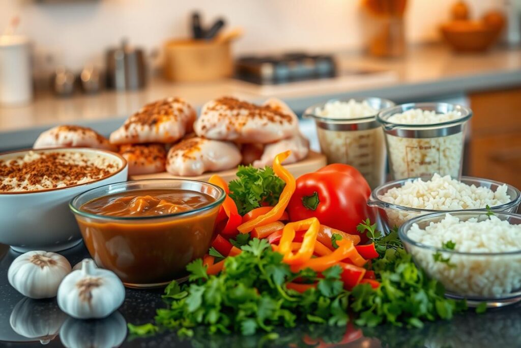 Smothered Chicken Ingredients Preparation Smothered Chicken Ingredients Preparation