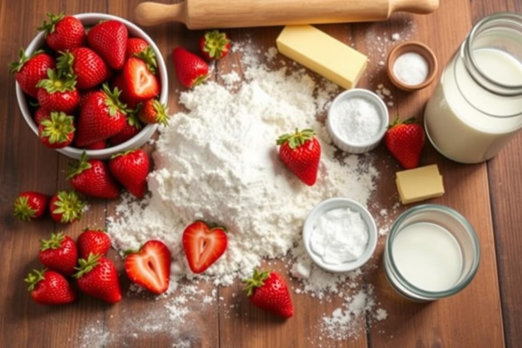 Strawberry Biscuit Ingredients Strawberry Biscuit Ingredients