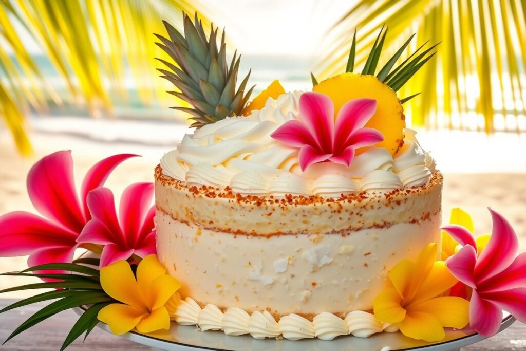 Tropical Pineapple Coconut Cake Tropical Pineapple Coconut Cake