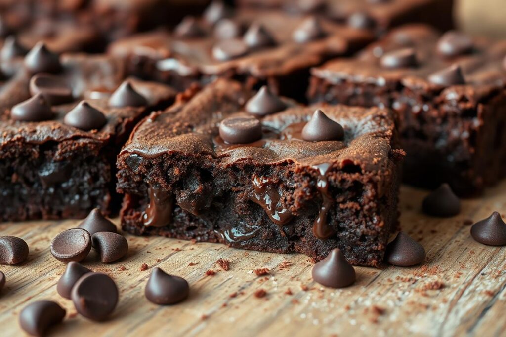 chocolate chip fudge brownies made in nature copycat